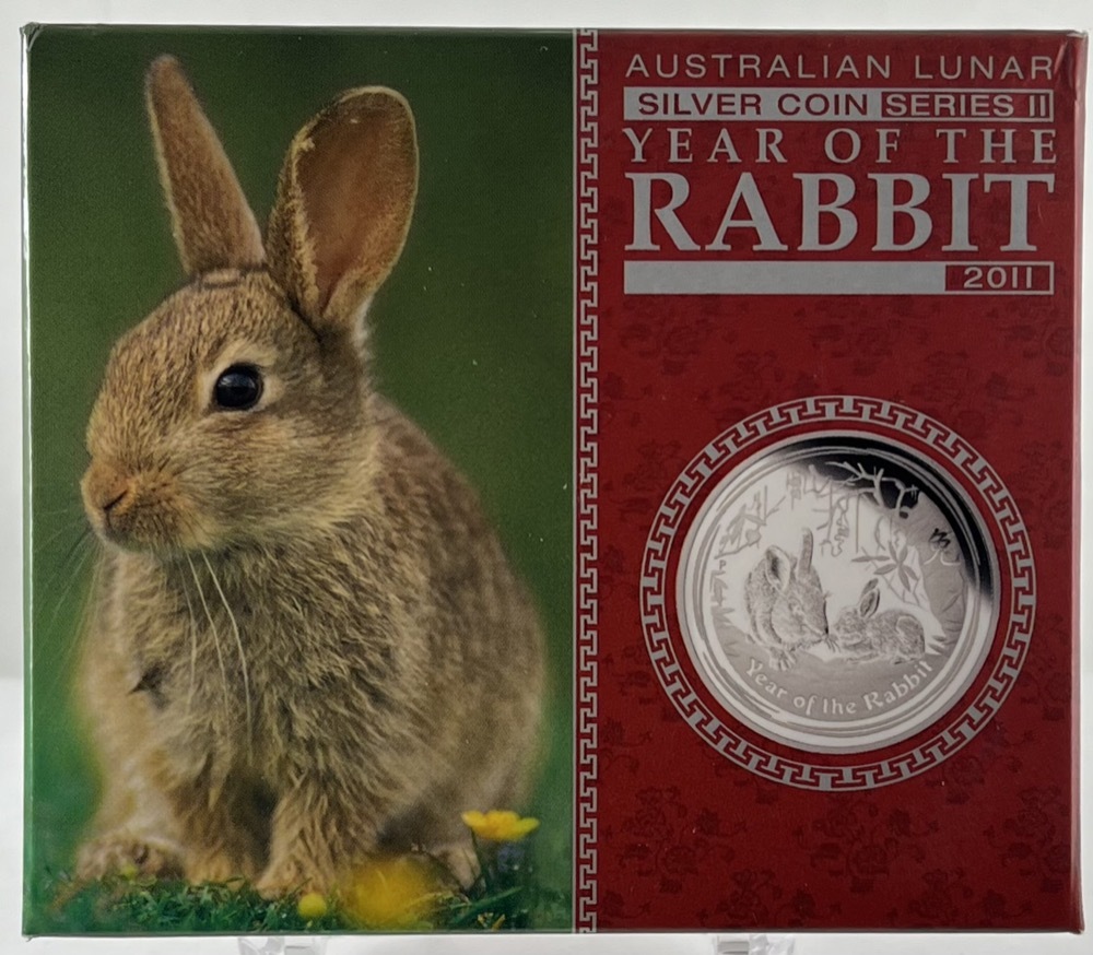 2011 Silver 1oz Proof Coin Year of the Rabbit product image