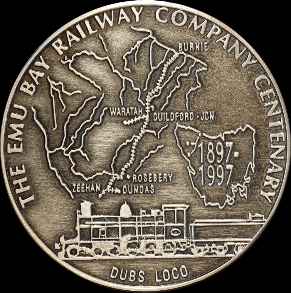 1997 Nickel Medallion Emu Bay Railway Company product image