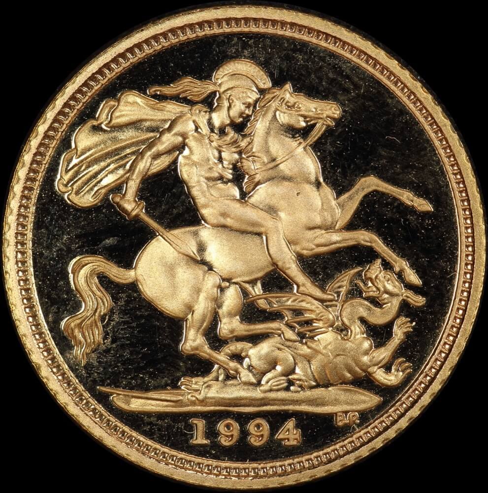 Great Britain 1994 Gold Proof Half Sovereign product image