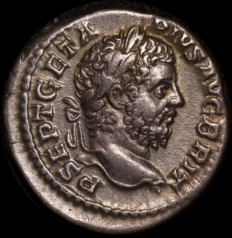 Ancient Rome (Imperial) 209-211AD Geta Denarius RIC IV 77 good VF product image