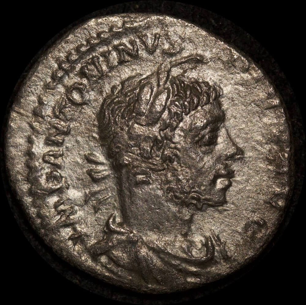 Ancient Rome (Imperial) 218-222AD Elagabalus Silver Denarius good VF product image