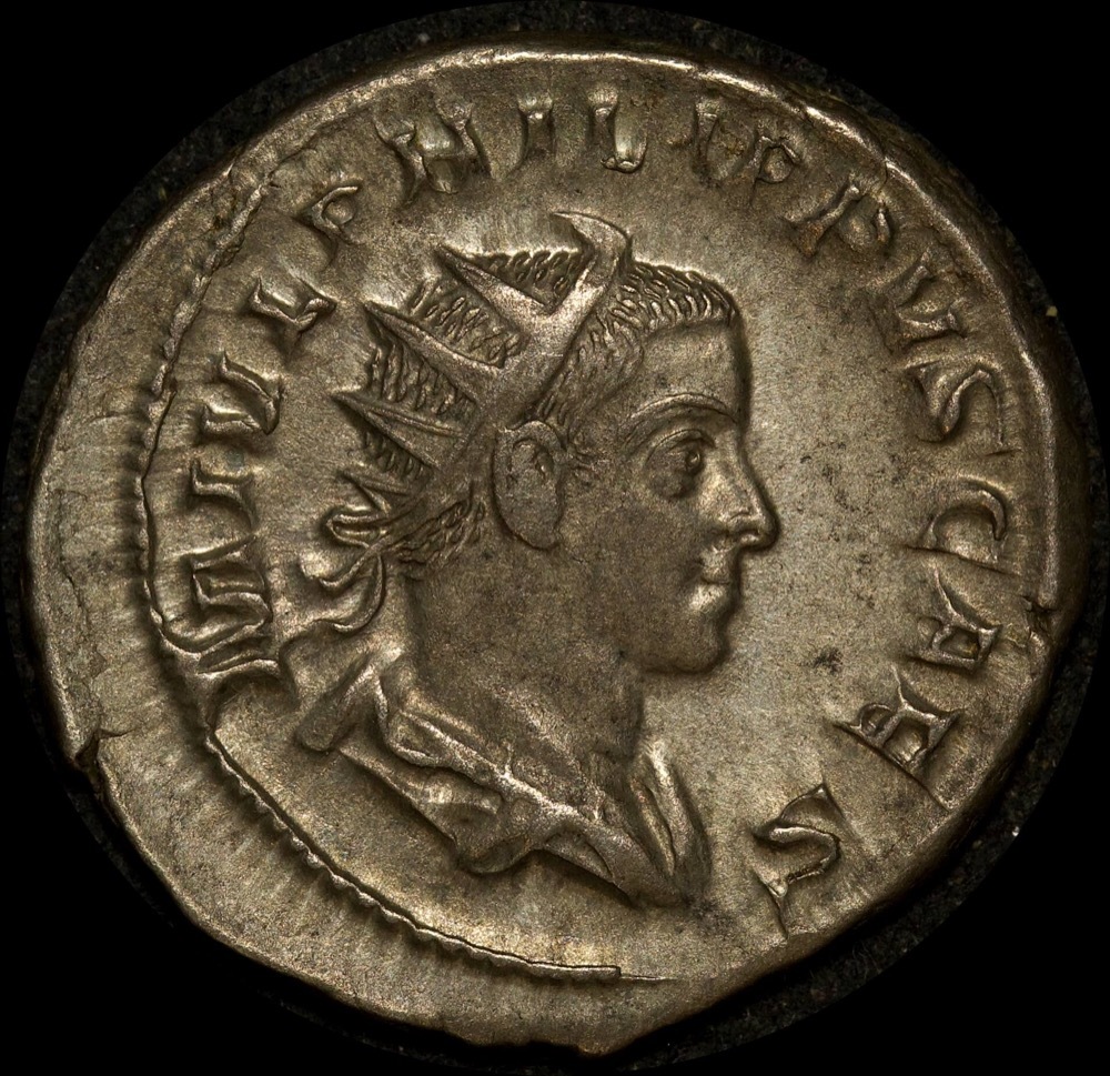 Ancient Rome (Imperial) 247-249AD Philip II Silver Antonianus RIC IV 219 Very Fine product image