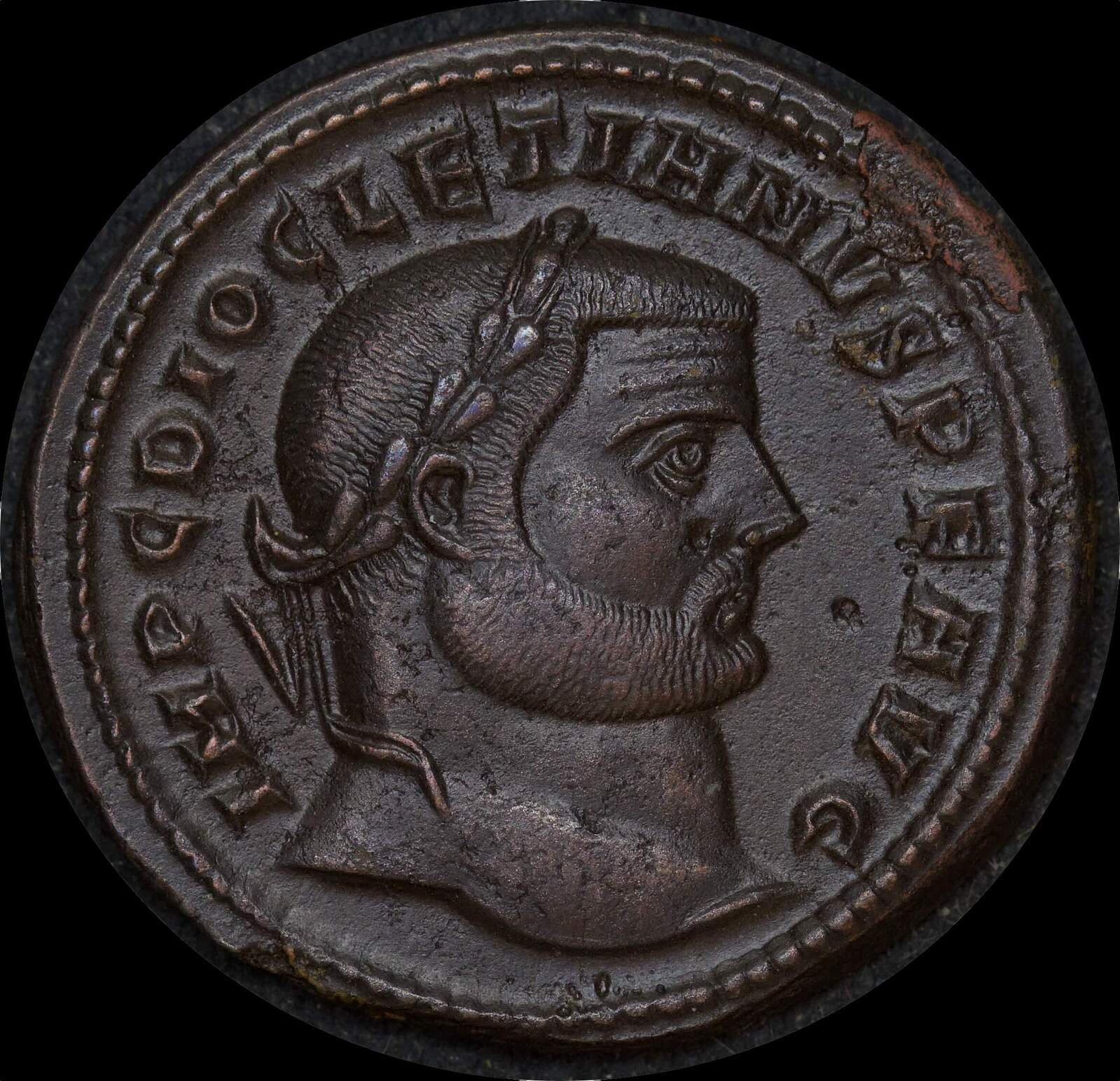 Ancient Rome (Imperial) 285-305AD Diocletian Follis AE1 RIC VI 54a Genius Extremely Fine product image