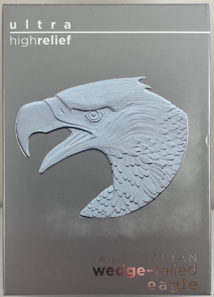 2022 Silver 1oz Proof Coin Ultra High Relief Wedge-tailed Eagle product image