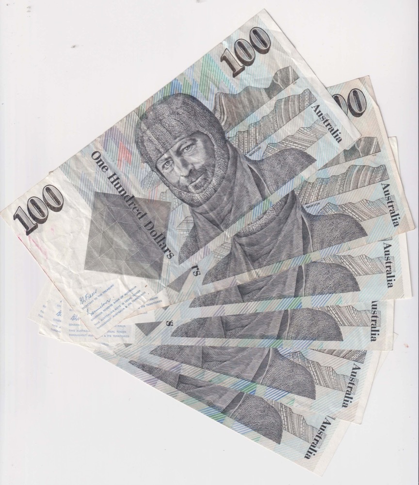 Australian Paper $100 Note Issued 1984 ~ 1996 Great Condition product image