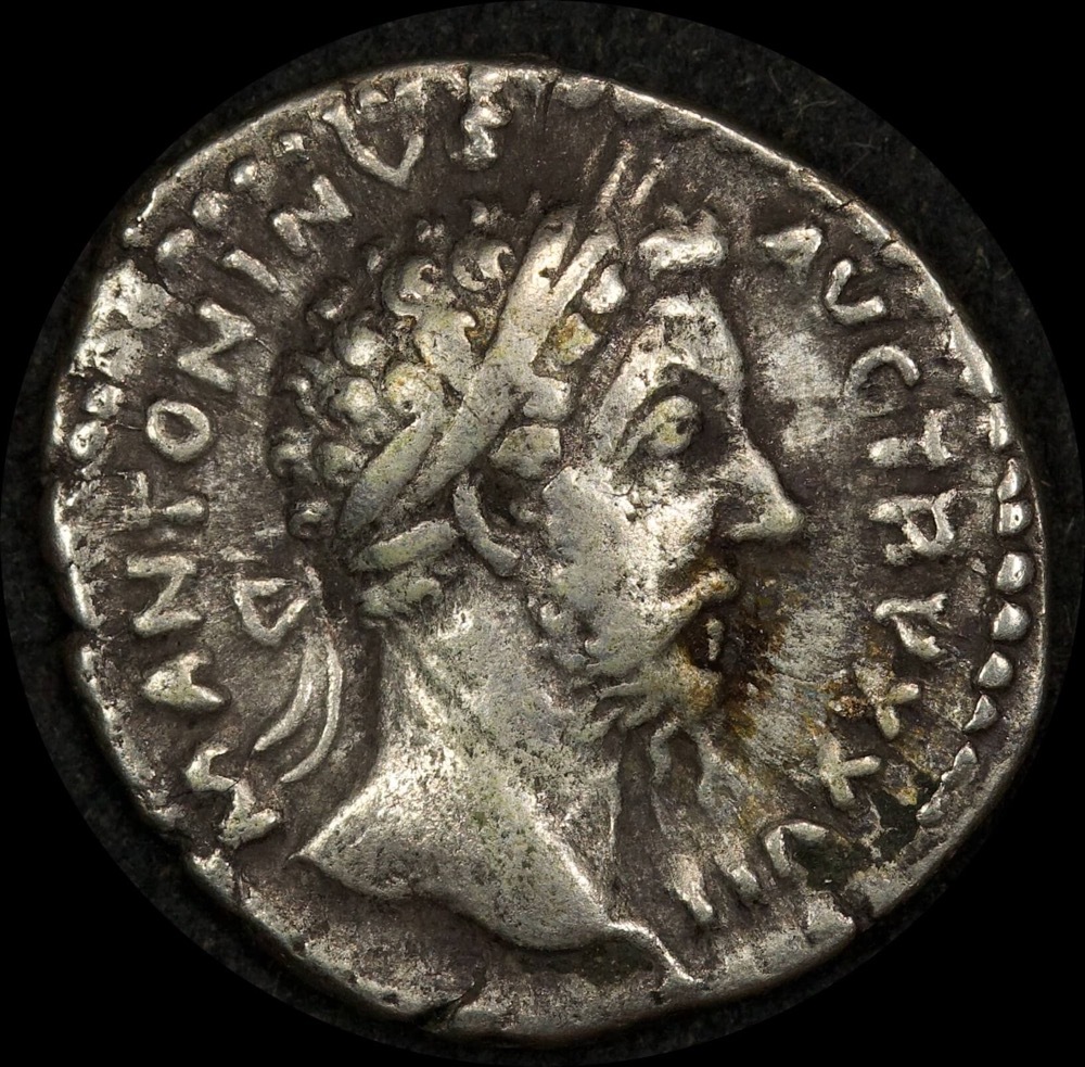 Ancient Rome (Imperial) 170 ~ 171 AD Marcus Aurelius Silver Denarius RIC III 236 about VF product image