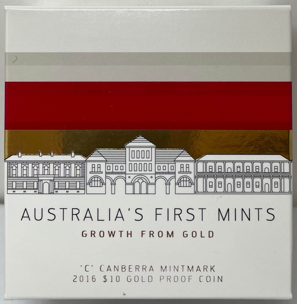 2016 Gold 10 Dollar Proof Coin Australia's First Mints product image