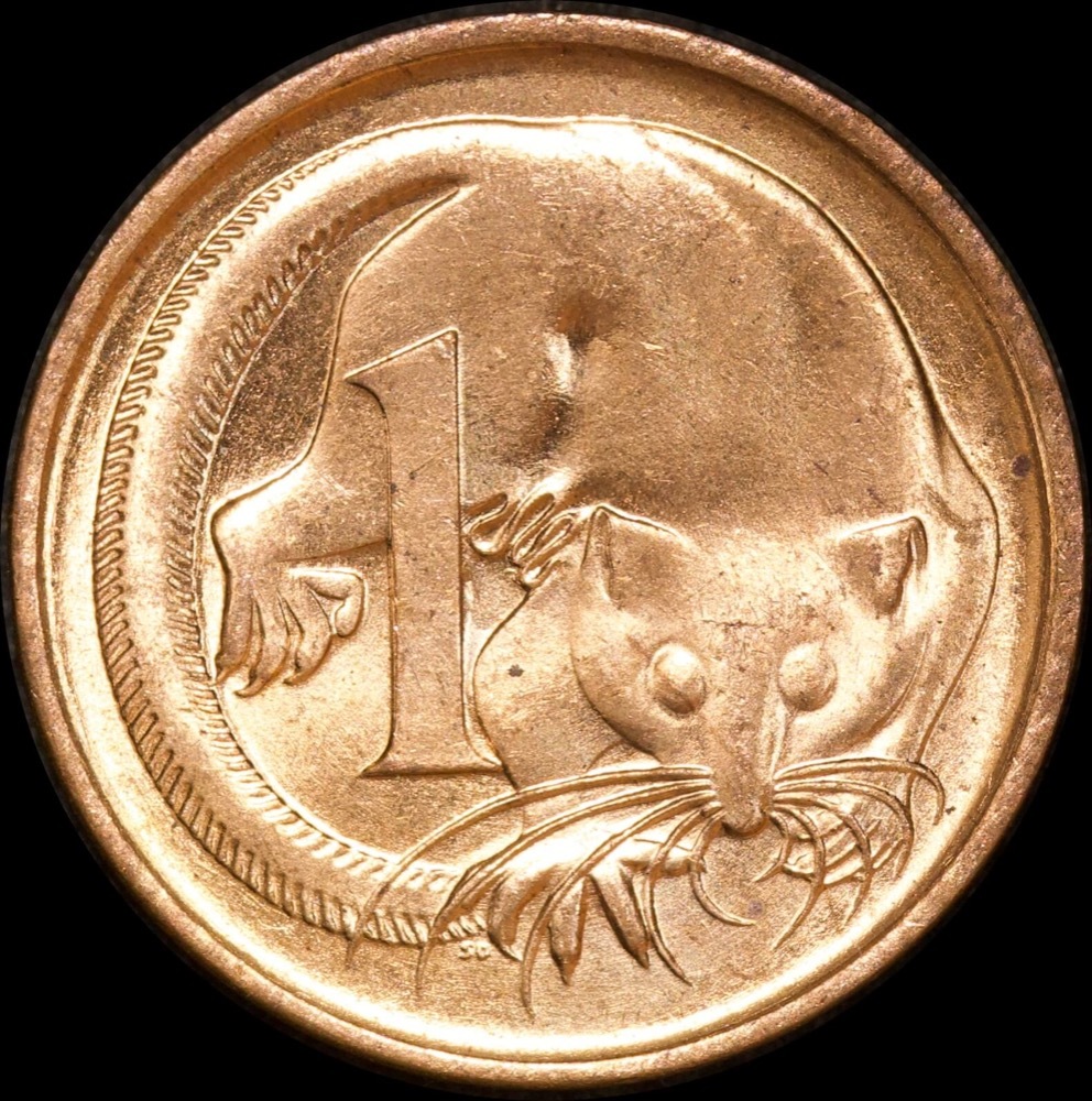 1966 1 Cent Coin Melbourne Choice Uncirculated product image