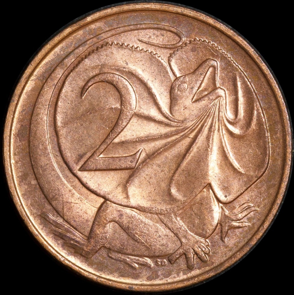 1966 2 Cent Coin Canberra Choice Unc product image