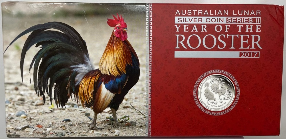 2017 Silver Lunar Year of the Rooster 3 Coin Proof Set product image