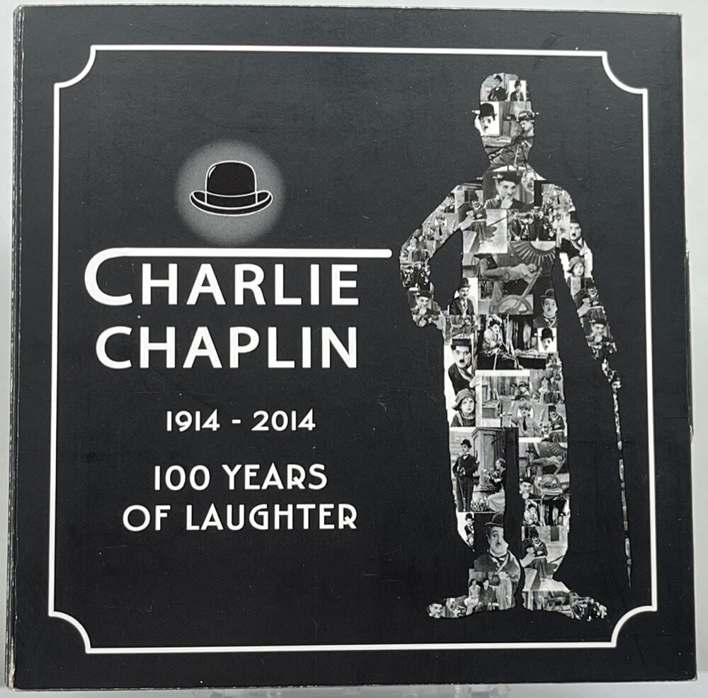 Tuvalu 2014 Silver 1oz Lenticular Coin Charlie Chaplin product image
