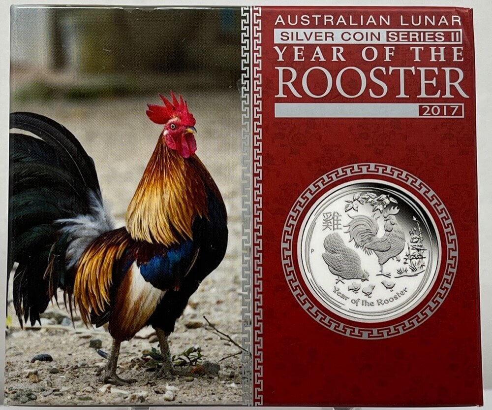 2017 Silver 1oz Proof Coin Lunar Year of the Rooster product image