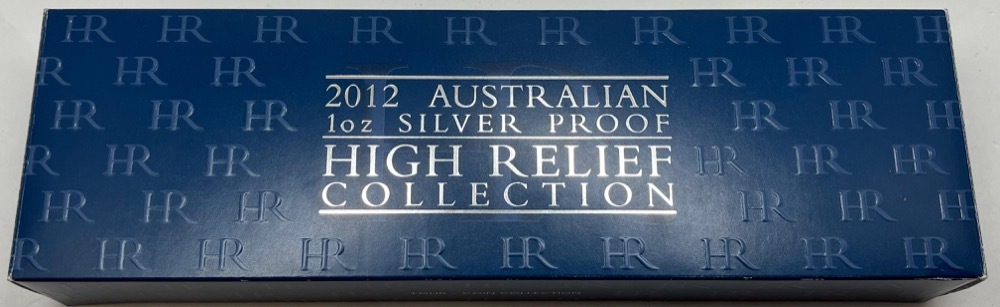 2012 1oz Silver 4 Coin Proof Set High Relief Collection product image