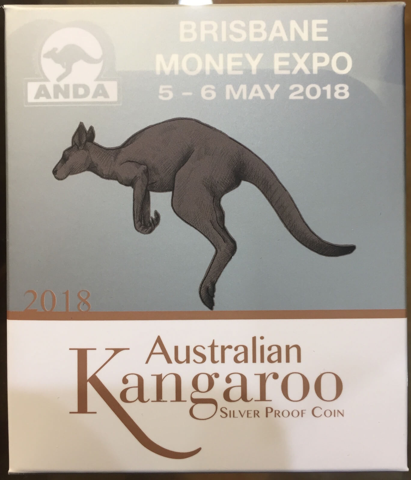 2018 Silver Half Ounce Proof Kangaroo - Brisbane Money Expo product image