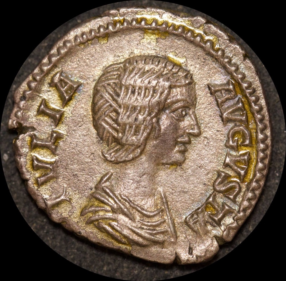 Ancient Rome (Imperial) 193-217AD Julia Domna Silver Denarius RIC IV 564 good VF product image