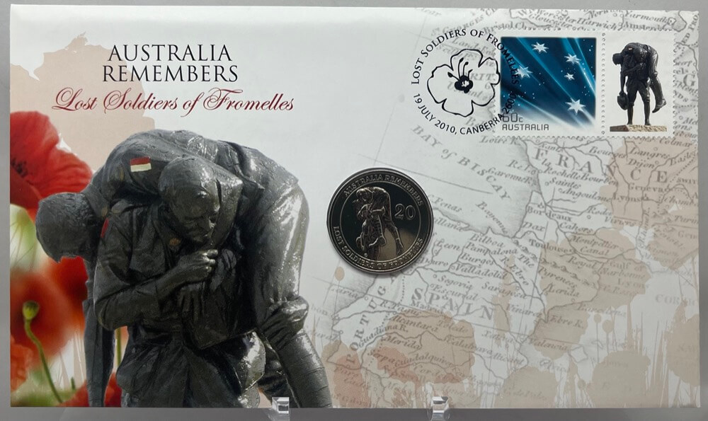 2010 20 Cent PNC Australia Remembers - Lost Soldiers of Fromelles product image