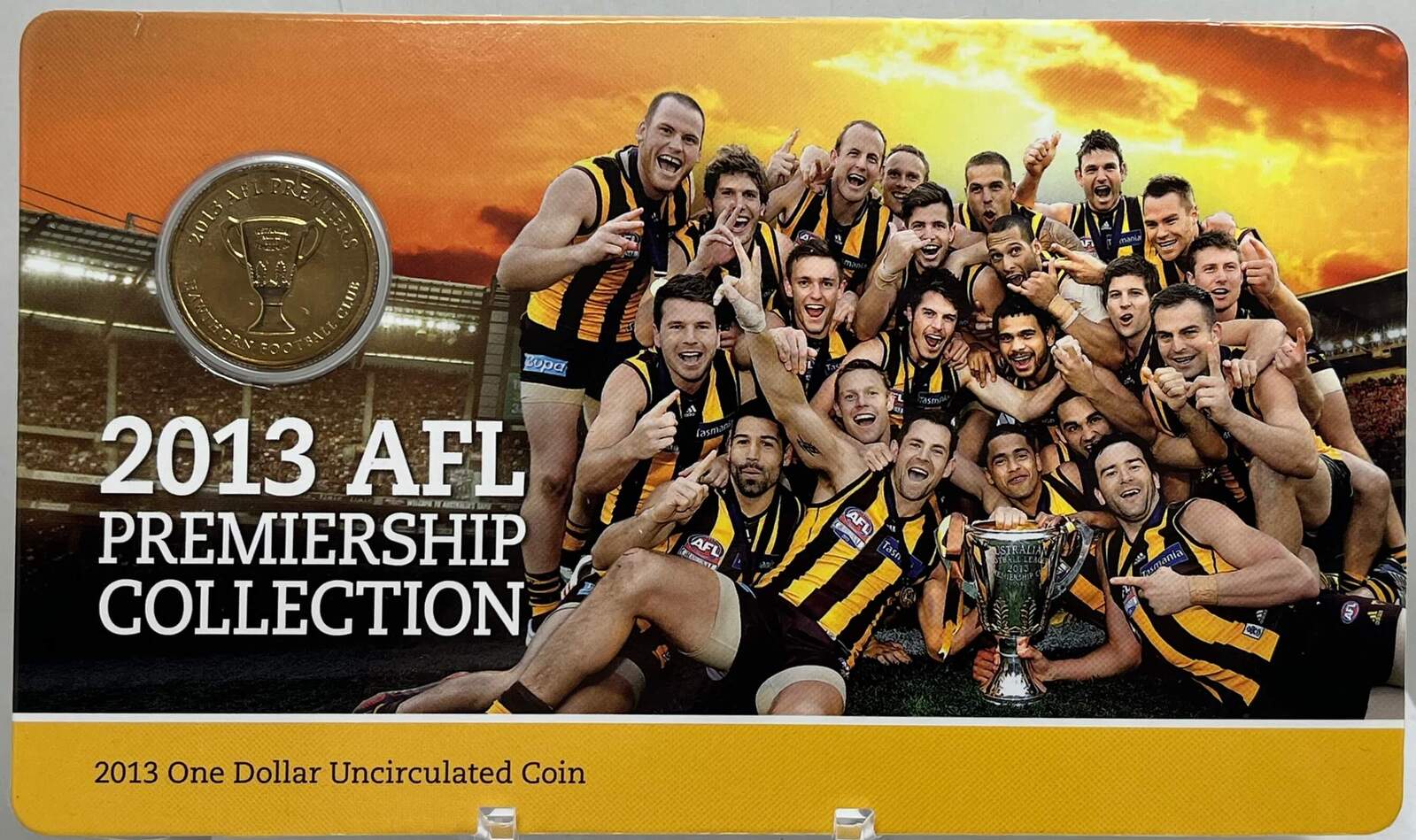 2013 One Dollar Coin Uncirculated Hawthorn AFL Premiership product image