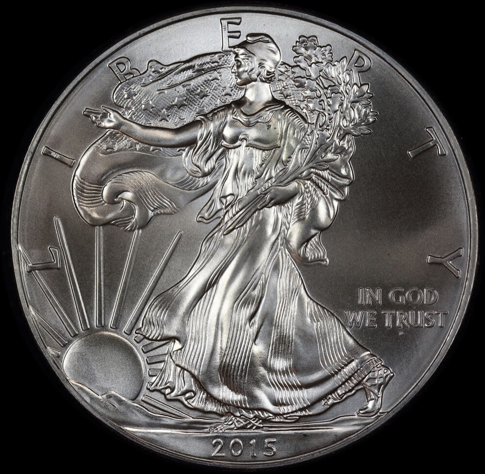 United States  2015 Silver 1 Dollar American Eagle Silver Coin Uncirculated product image