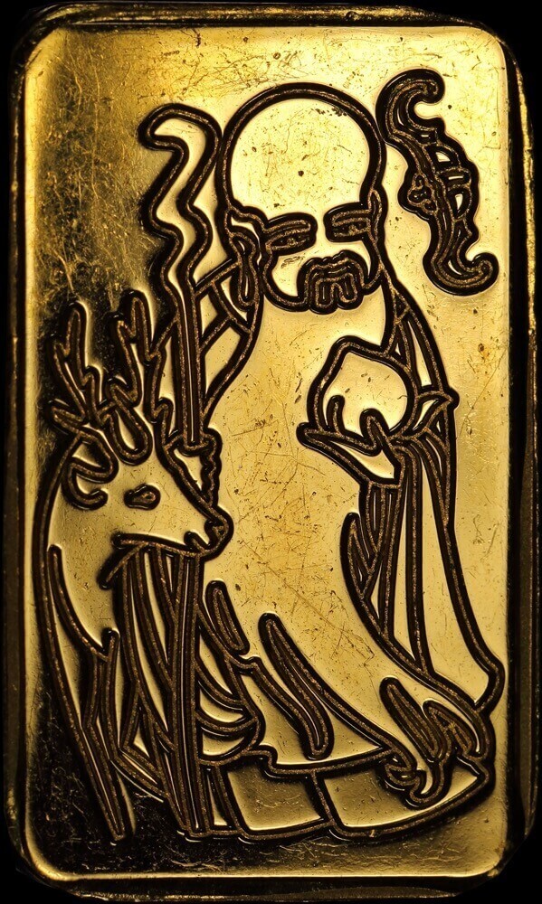 Perth Mint 99.99% Fine Gold 10g Minted Ingot Fok product image
