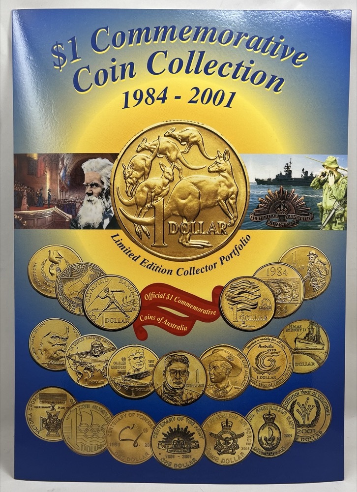 1984-2001 $1 21 Commemorative Coin Set Unofficial - Sherwoods product image