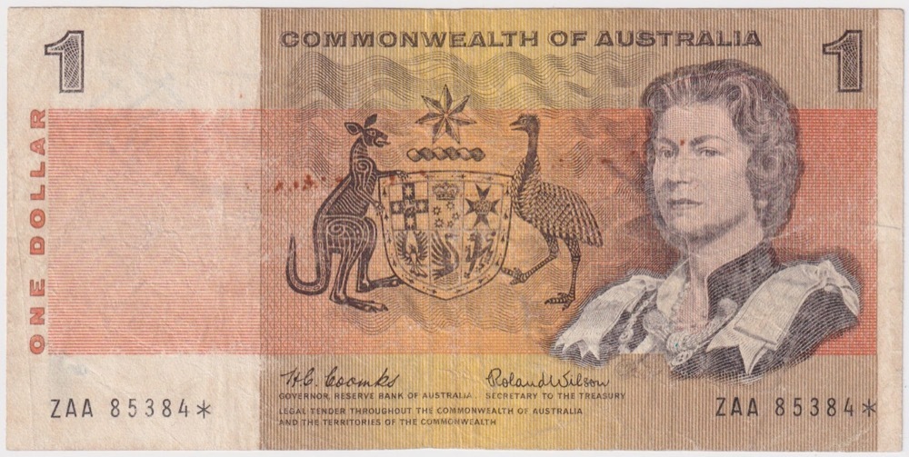1966 $1 Note Star Note Coombs/Wilson R71sF Fine product image