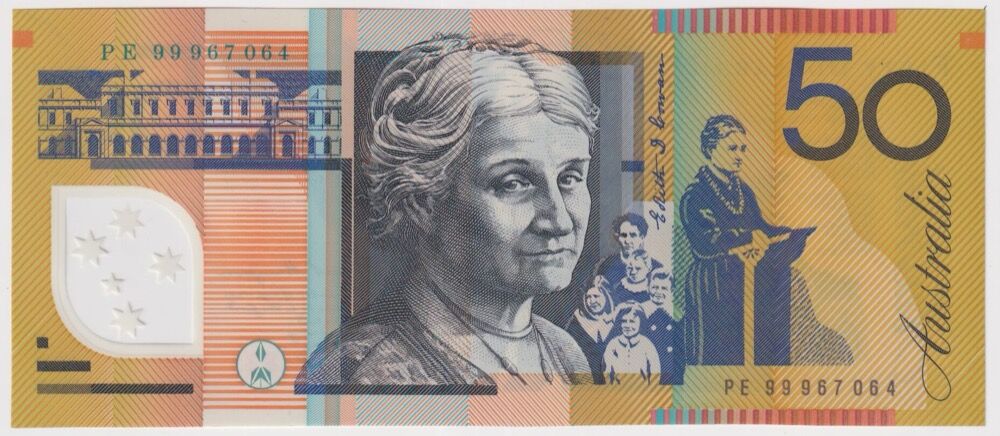 1999 $50 Note PE99 Last Prefix MacFarlane/Evans R518cL Uncirculated product image