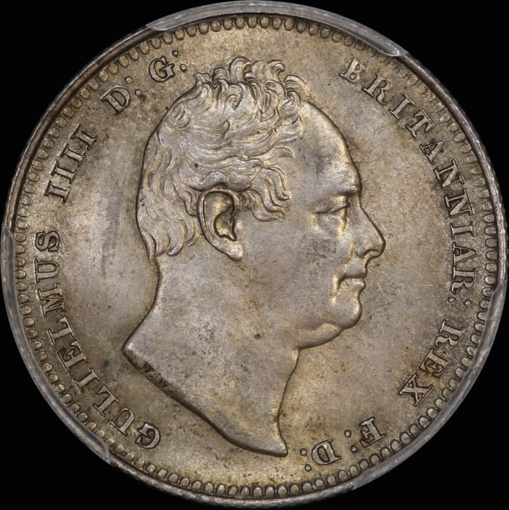 1836 Silver Shilling William III PCGS MS63+ - S & C
