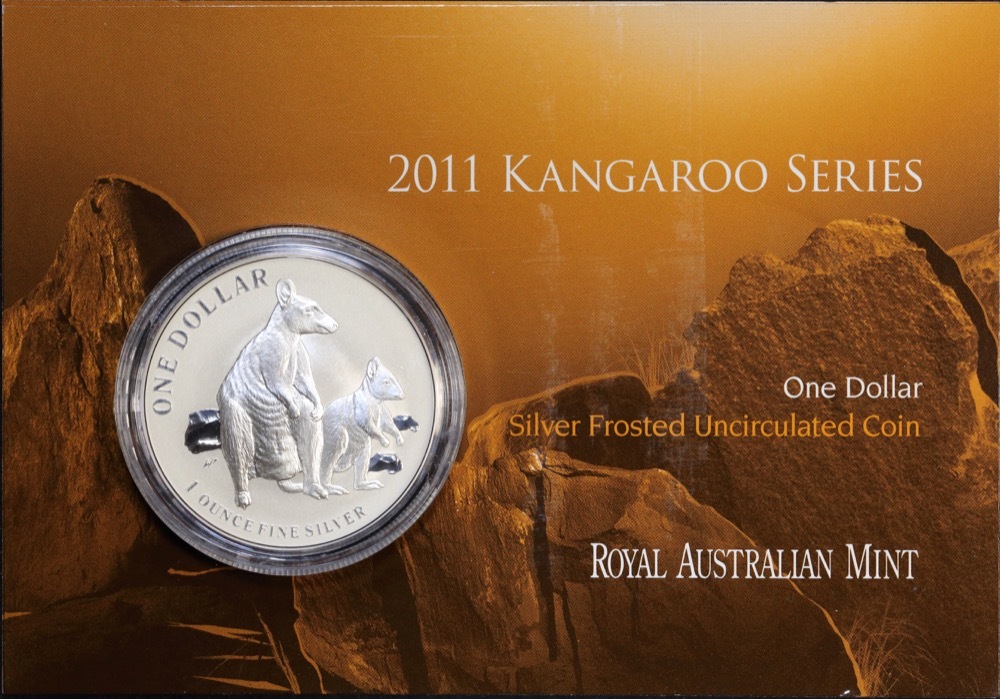 2011 One Dollar Silver Kangaroo Allied Rock Wallaby product image