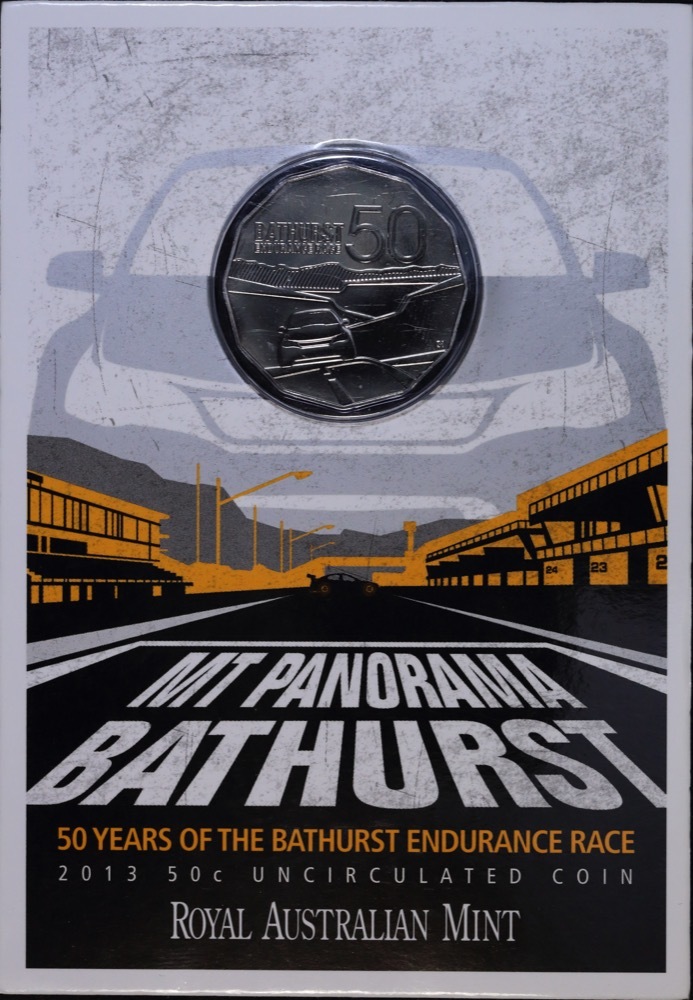 Australia 2013 Fifty Cents Uncirculated Coin - 50 Years of Bathurst product image