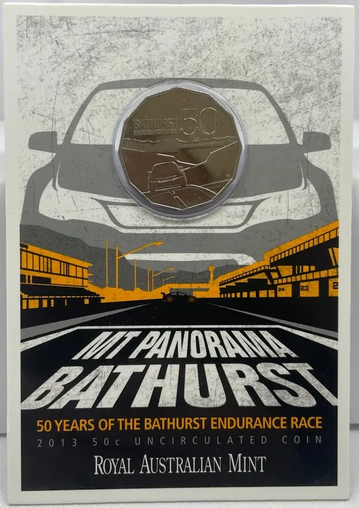 2013 50 Cent Uncirculated Coin 50 Years of Bathurst product image