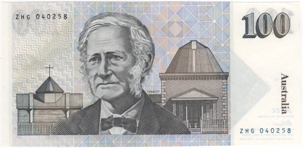 1991 $100 Note Fraser/Cole ZHG 1st Prefix R613F Uncirculated product image