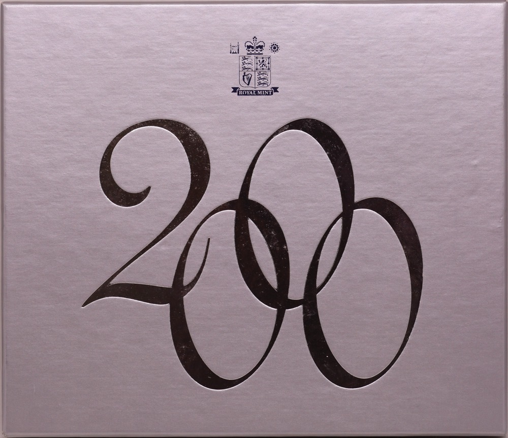 Great Britain 2000 Proof Coin Set New Millennium product image