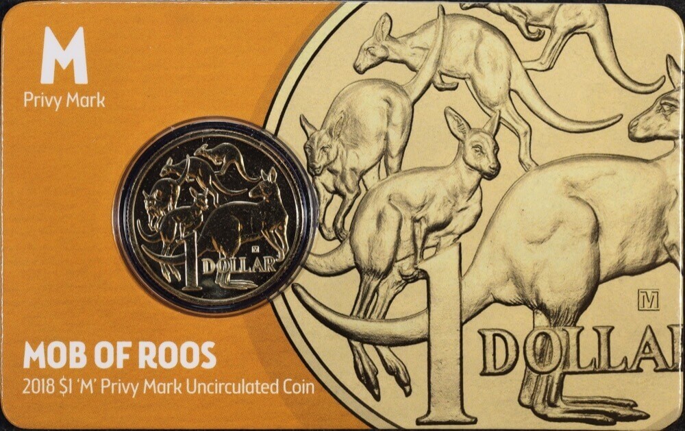 2018 One Dollar Uncirculated In Card Melbourne Money Expo Privy Mark product image