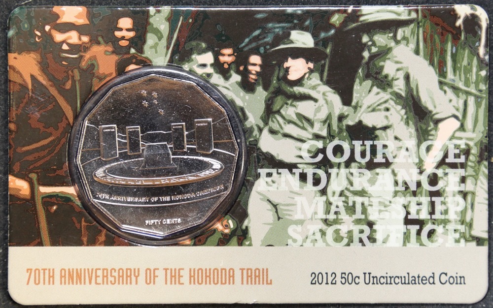 2012 50 Cent on Card 70th Anniversary of Kokoda Trail product image