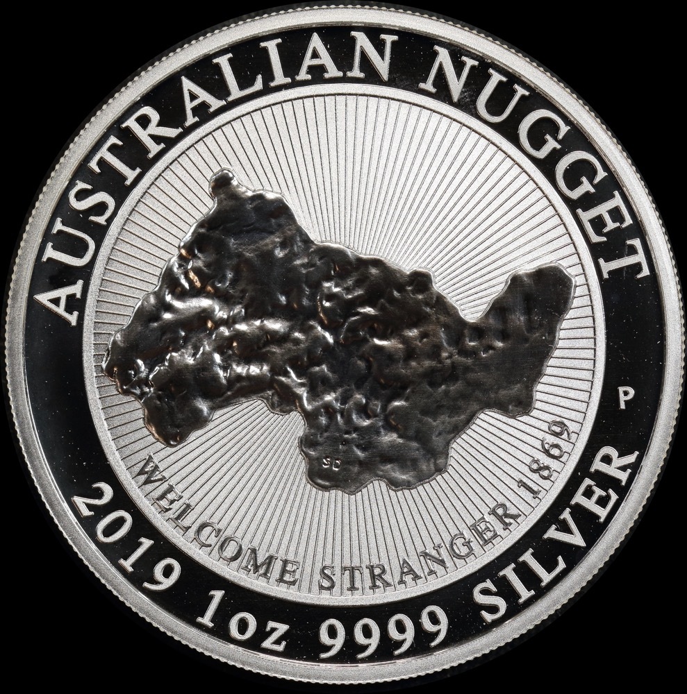 2019 Silver Welcome Stranger Australian Nugget Coin  product image