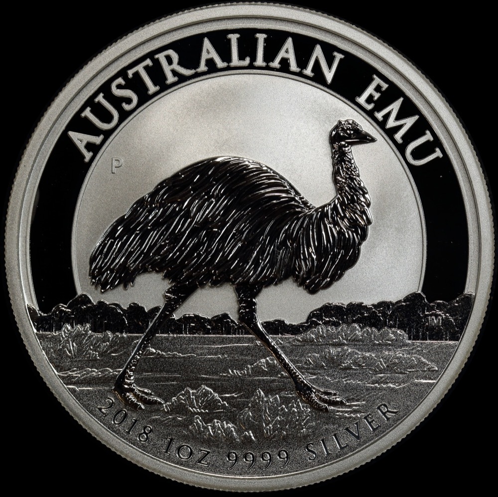 2018 Silver 1oz Coin Australian Emu product image