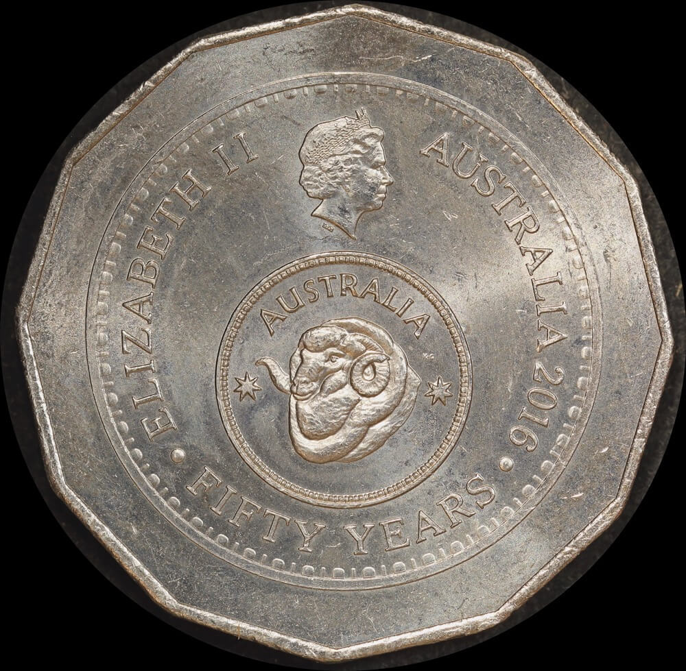 2016 50 Cent Coin Decimal Changeover Uncirculated product image