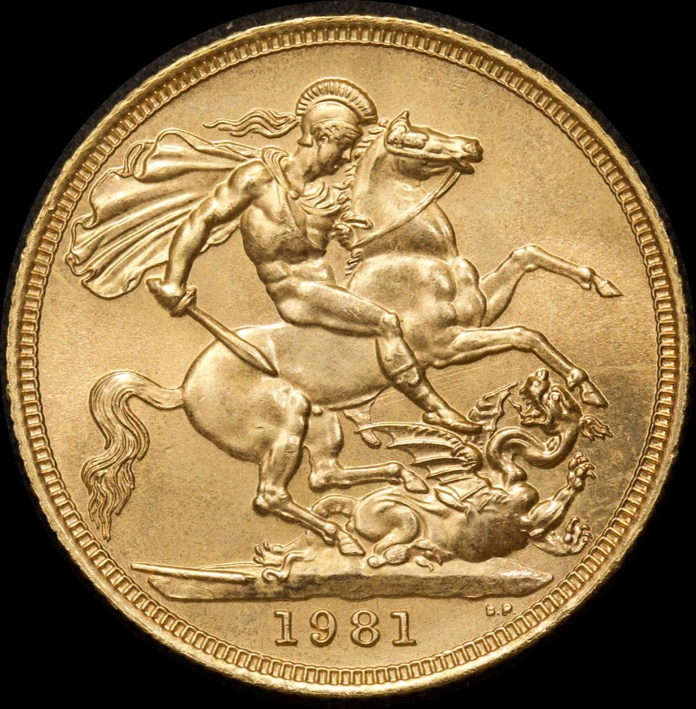 Great Britain 1981 Gold Sovereign Elizabeth II product image