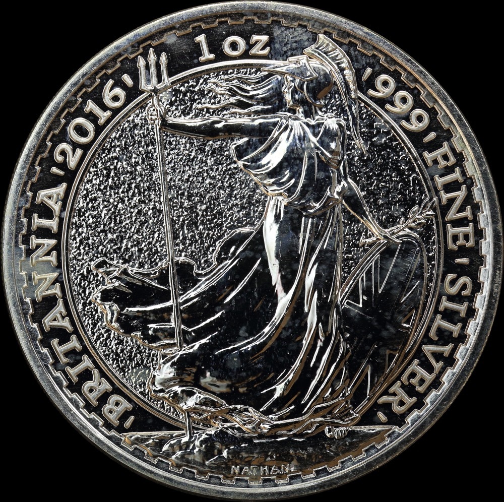 2016 United Kingdom Silver Britannia Two Pound Coin product image