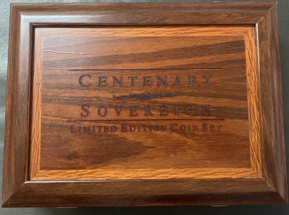 Complete Date Set of 33 Perth Mint Sovereigns in Custom Case product image