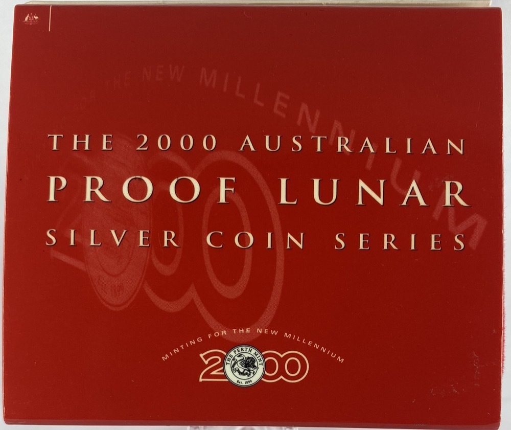 2000 Silver Lunar One Ounce Proof Coin Dragon product image