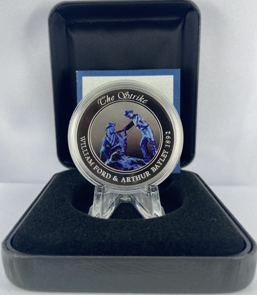 1999 Silver 1oz Ford and Bayley Coloured Medallion product image
