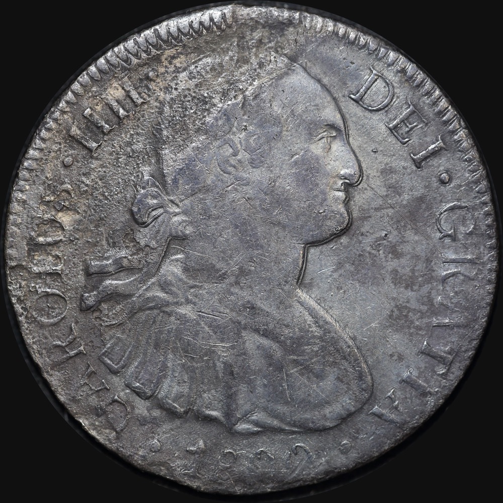 Mexico 1800 Silver 8 Reales ex Rapid Shipwreck KM#109 good Fine product image