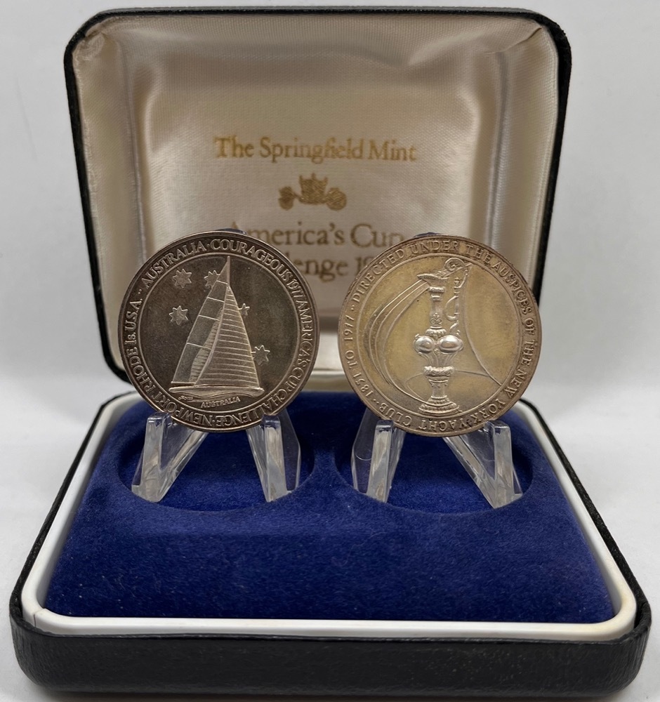 1977 America's Cup Challenge Medal Set product image
