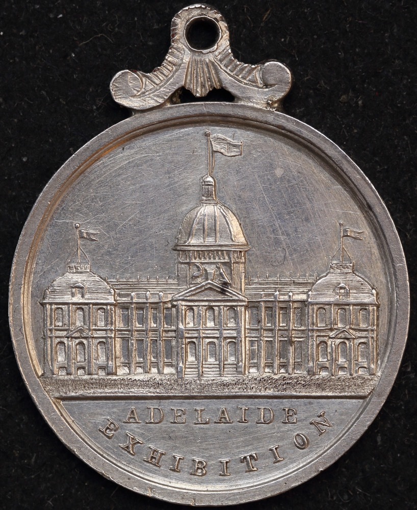 1887 Adelaide Exhibition Medallette in Silver product image