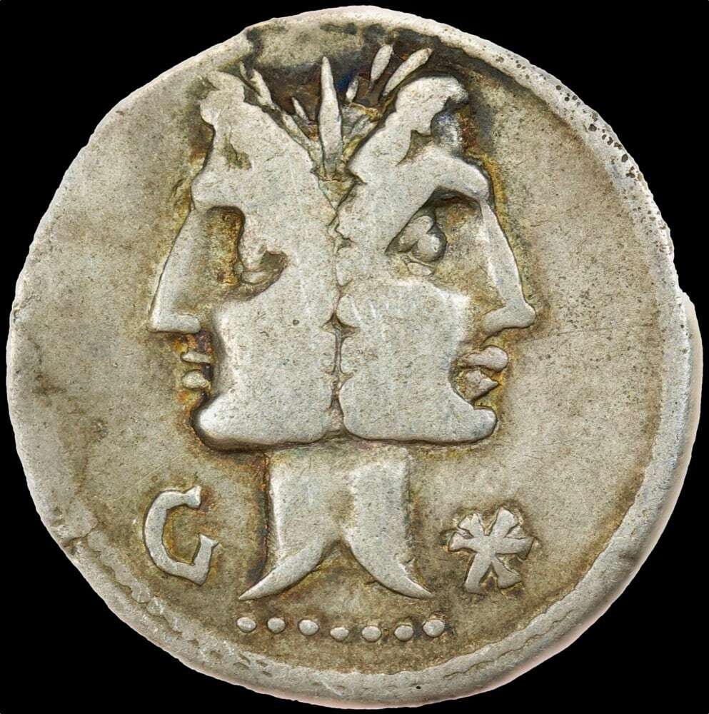 Ancient Rome (Republican) 114-113BC C. Fonteius Silver Denarius RRC 290/1 About VF product image