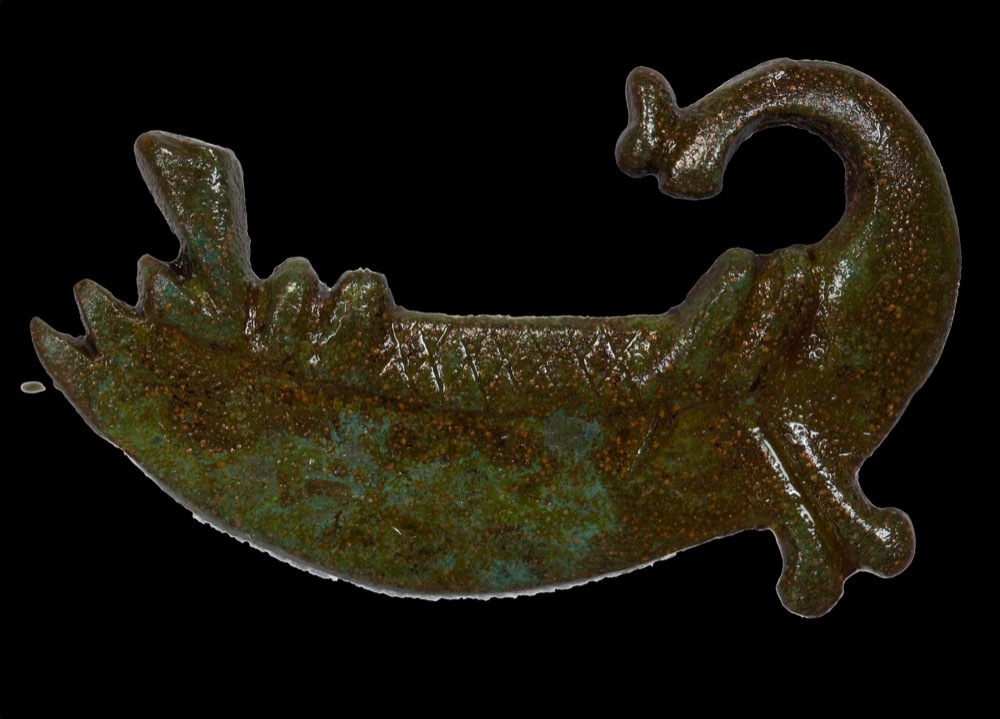 Ancient Rome C. 2nd Century AD Bronze Galley Fibula Type II product image
