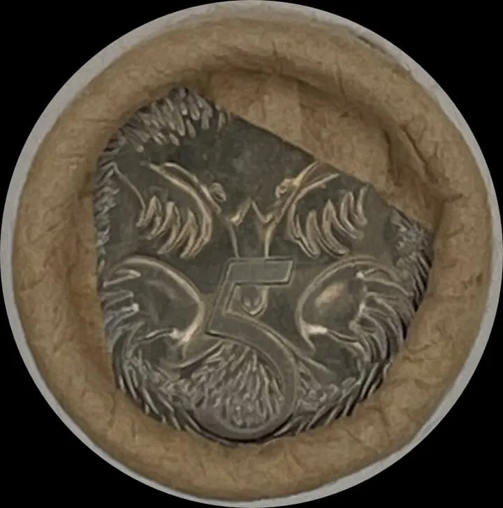 1982 5 Cent Coin Mint Roll Heads / Tails product image