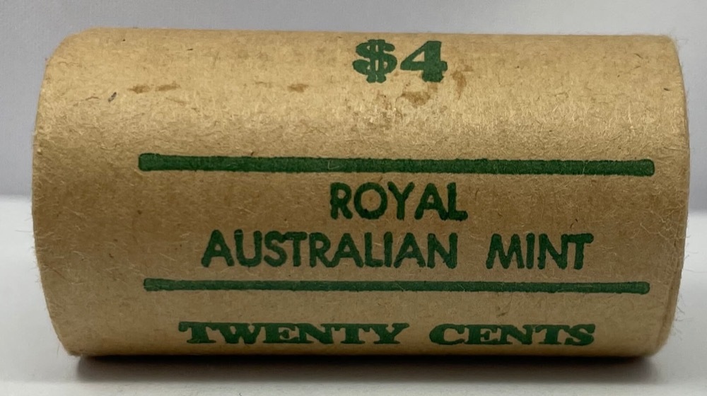 1981 20 Cent Coin Mint Roll Heads / Tails product image