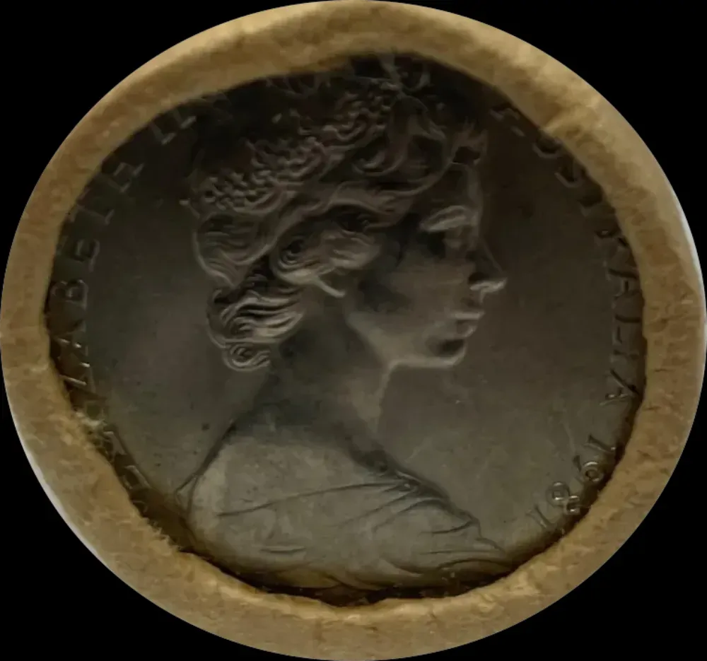 1981 20 Cent Coin Mint Roll Heads / Tails product image